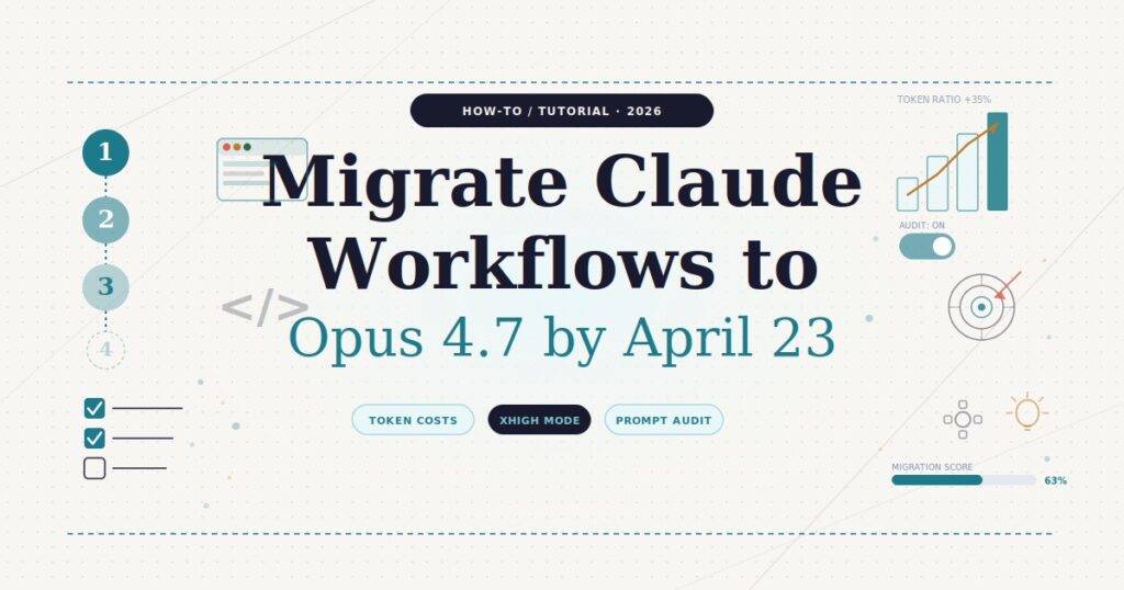 How to Migrate Your Claude Workflows to Opus 4.7 Before the April 23 Auto-Switch.