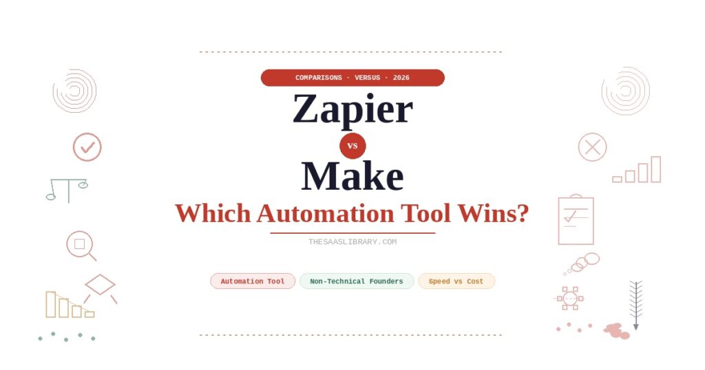 Zapier vs Make (2026): Which Automation Tool Wins for Non-Technical Founders?
