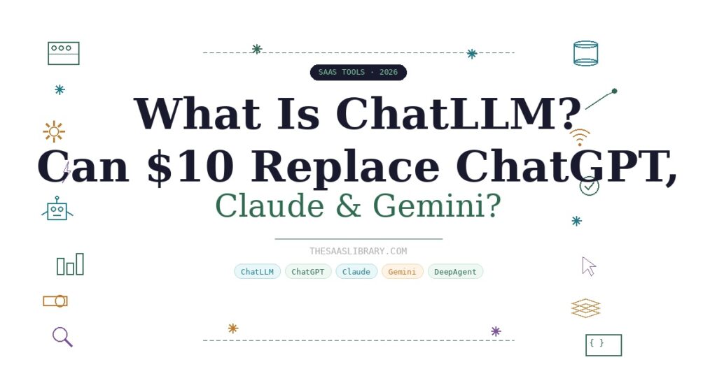 What Is ChatLLM? Can One $10 Tool Replace ChatGPT, Claude, and Gemini?