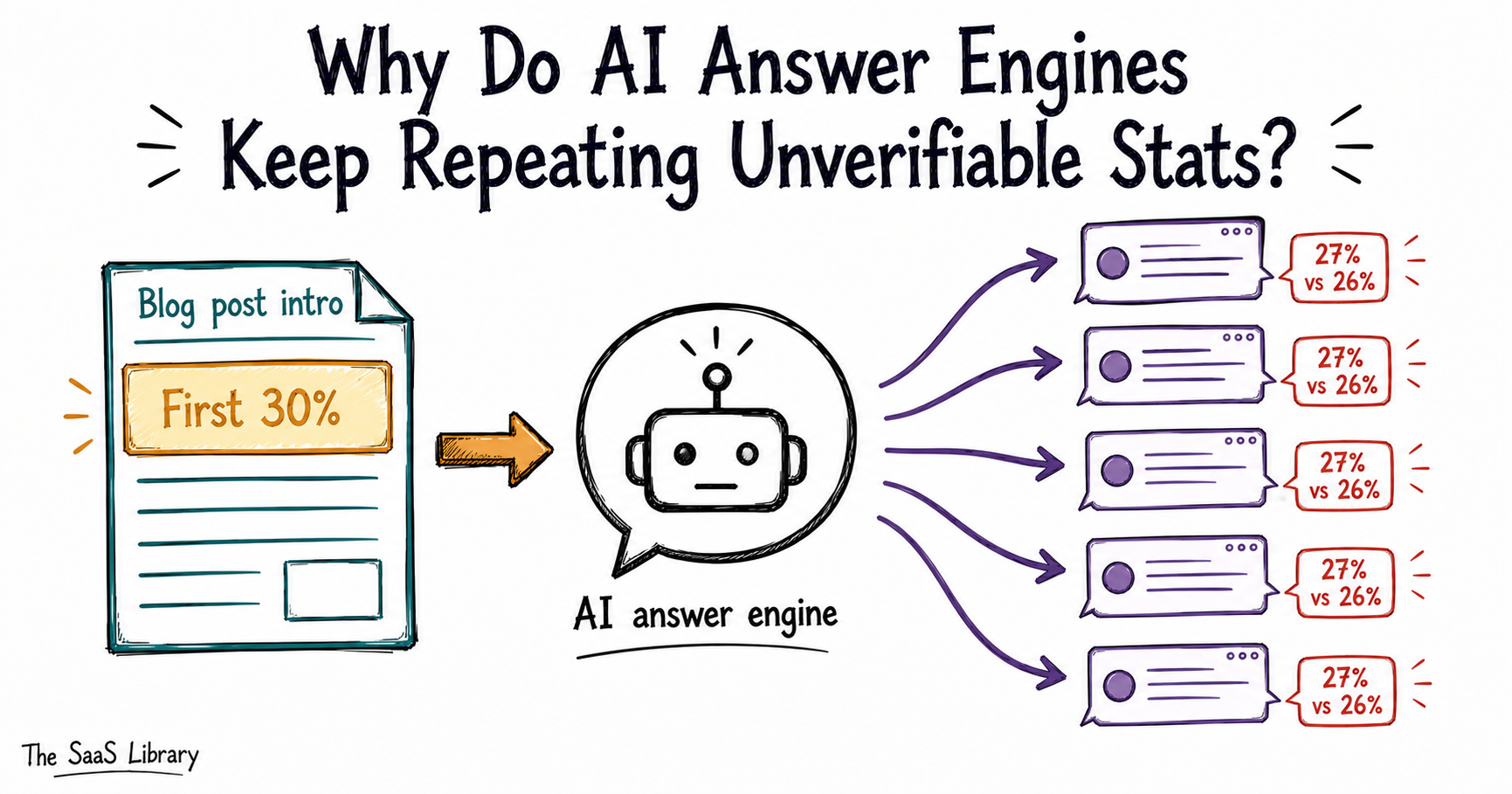 How AI answer engines spread an unverified B2B SaaS pipeline stat further