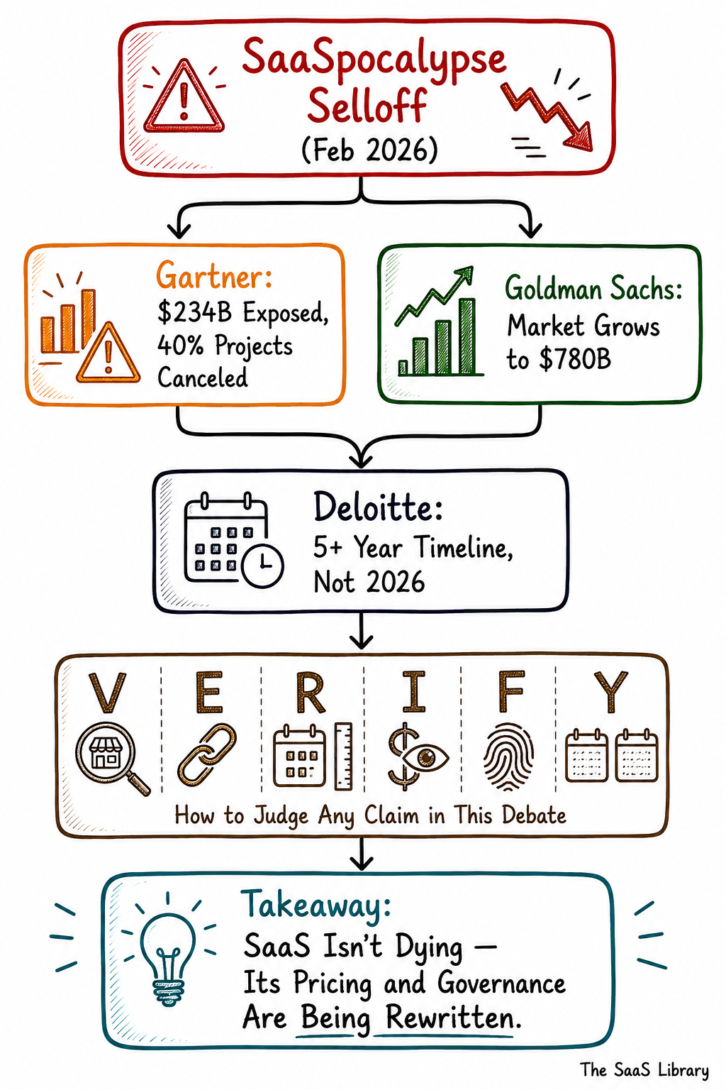 Full summary diagram of the dashboard-to-agent shift argument and the VERIFY framework conclusion