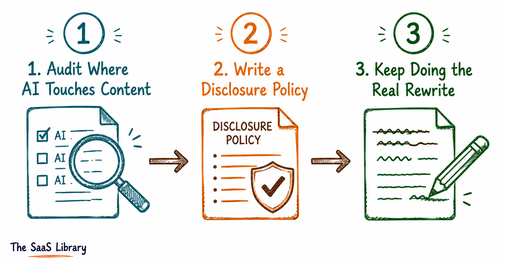 Three steps for SaaS publishers to handle the Claude watermark policy