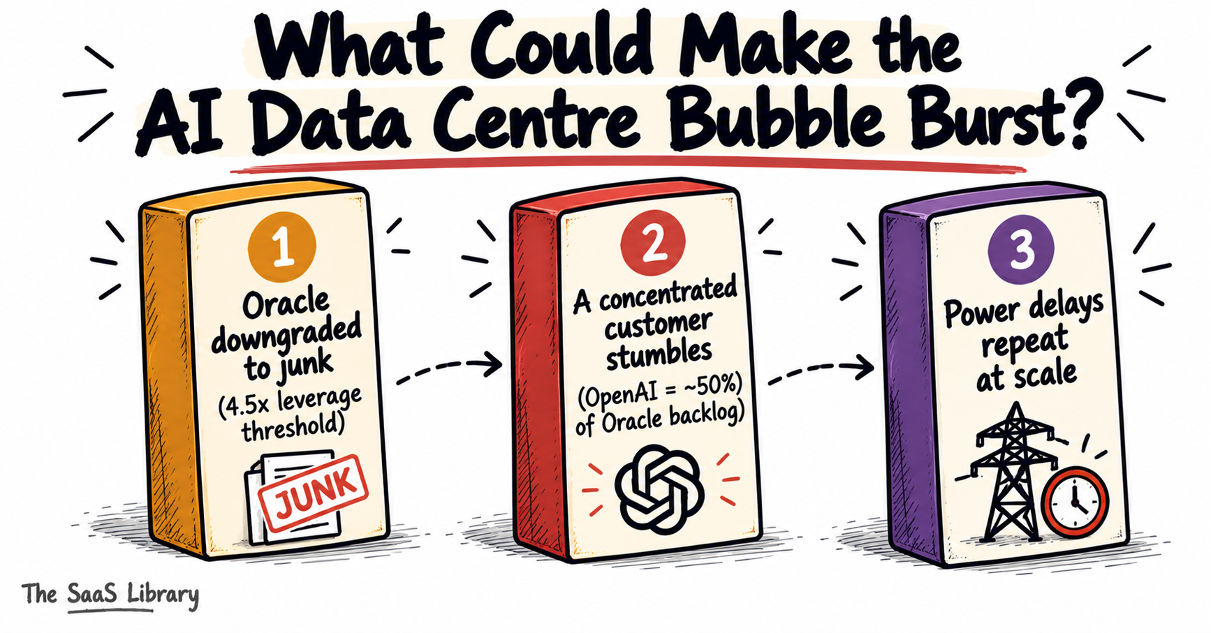Three possible triggers for the AI data center bubble to burst, explained