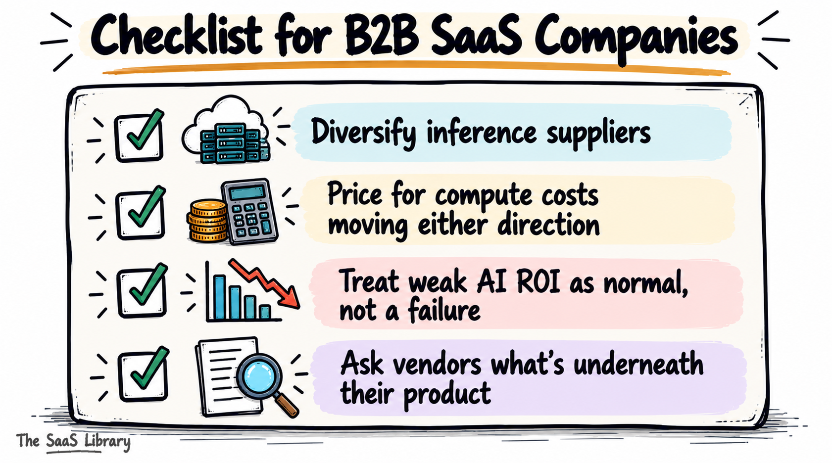 Checklist for B2B SaaS buyers navigating the AI data center bubble